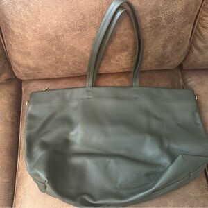 Cuyana olive tote
